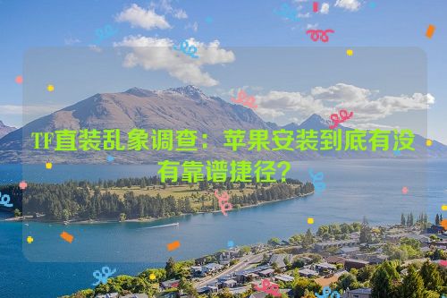 TF直装乱象调查:苹果安装到底有没有靠谱捷径?