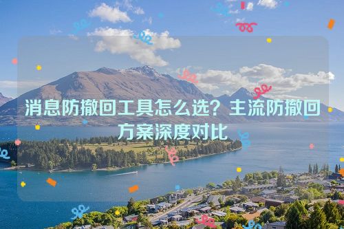 消息防撤回工具怎么选?主流防撤回方案深度对比